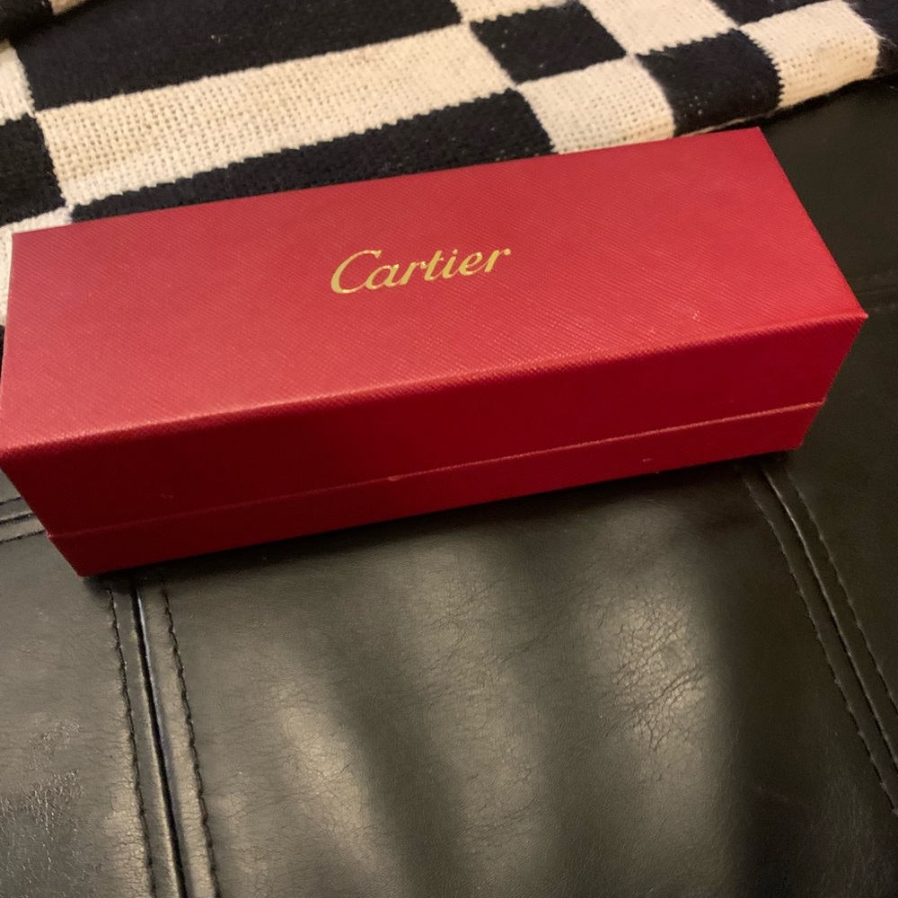 Cartier Eyewear Case w/Original Box and Logo Microfiber Cloth